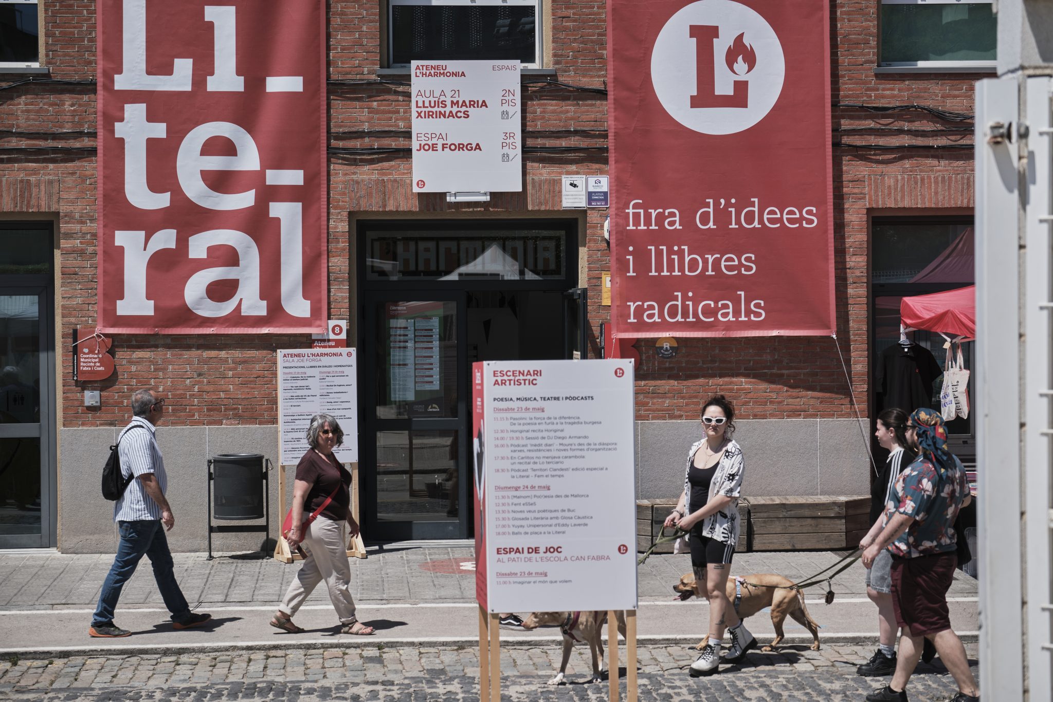 Fira Literal 2026. Recinte de la Fabra i Coats, Sant Andreu del Palomar, (Barcelona, 22 i 23 de maig de 2026). Foto: Oriol Clavera / Fira Literal